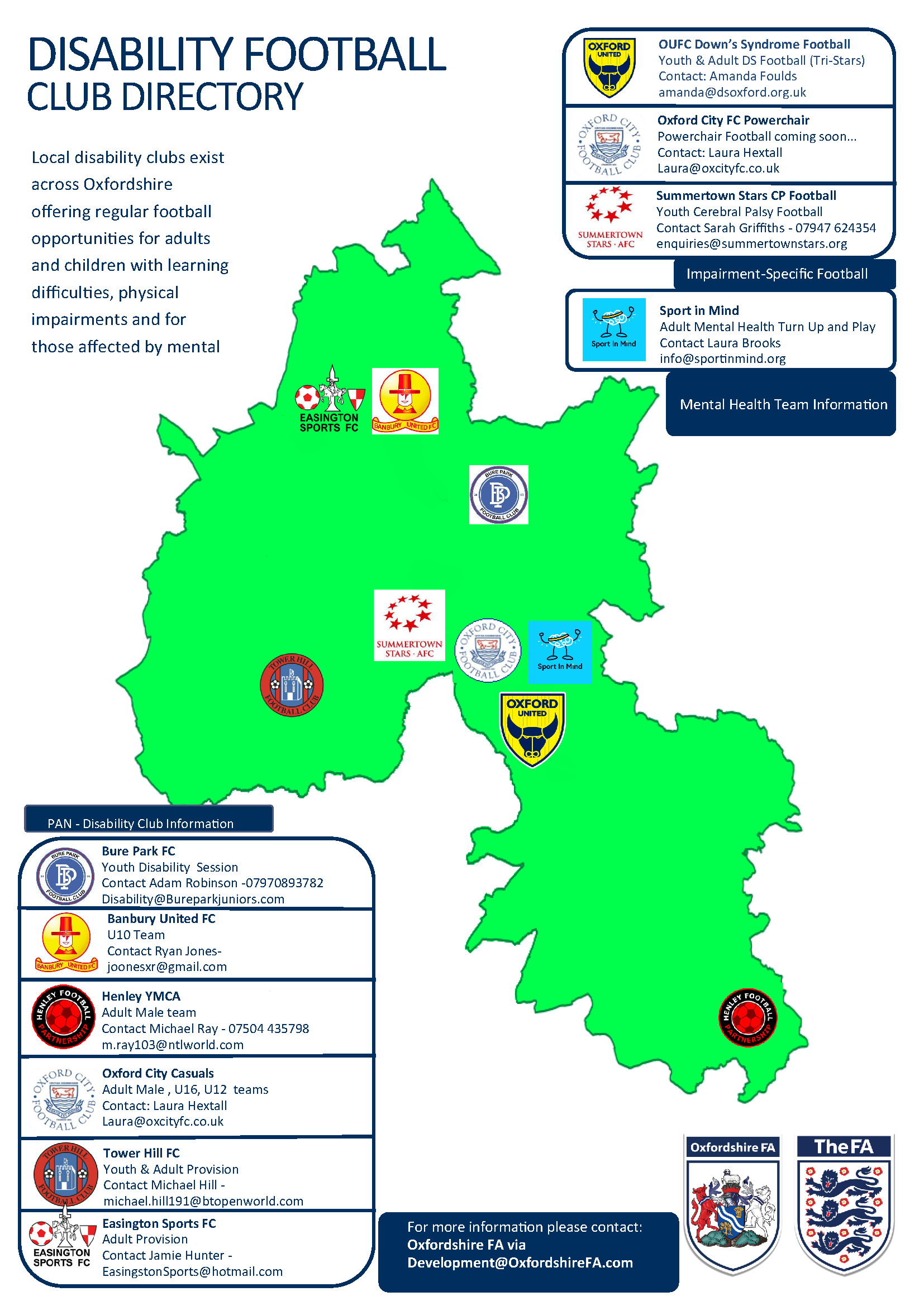 OFA Club Directory Map